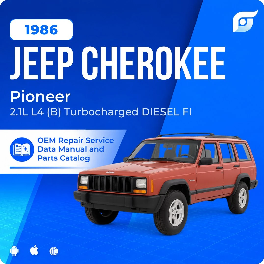 1986 Jeep Cherokee Pioneer - OEM Repair Service Manual