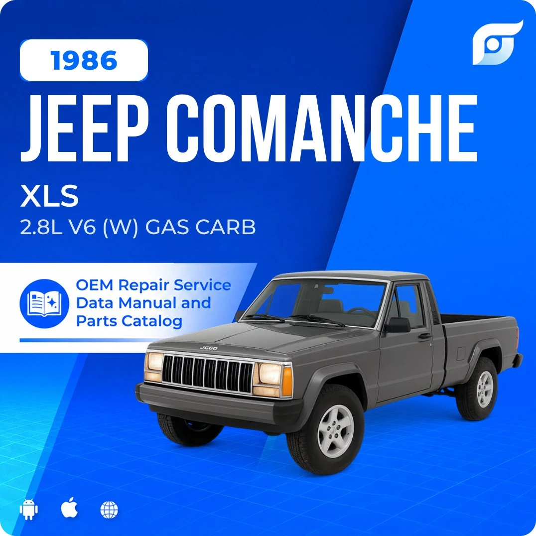 1986 Jeep Comanche XLS - OEM Repair Service Manual