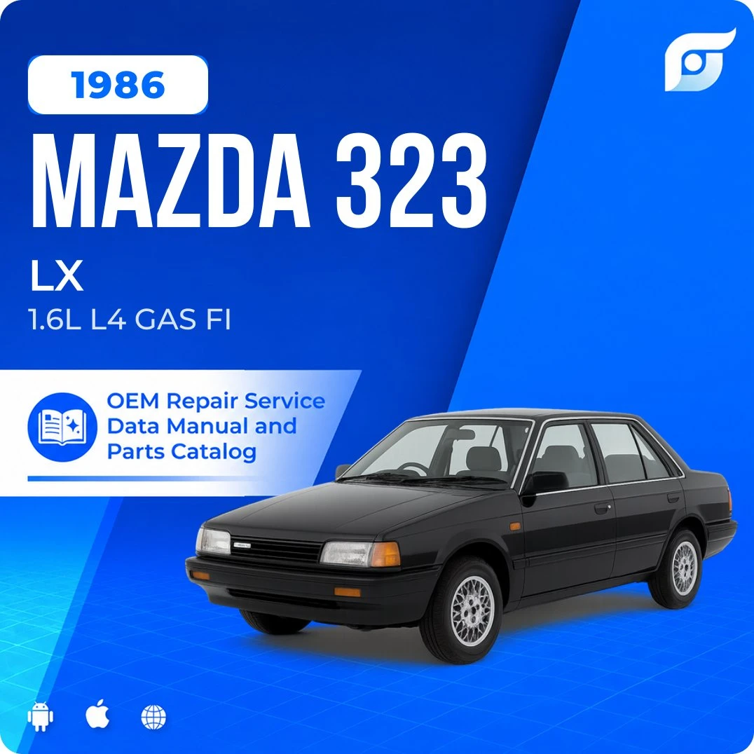 1986 Mazda 323 LX - OEM Repair Service Manual