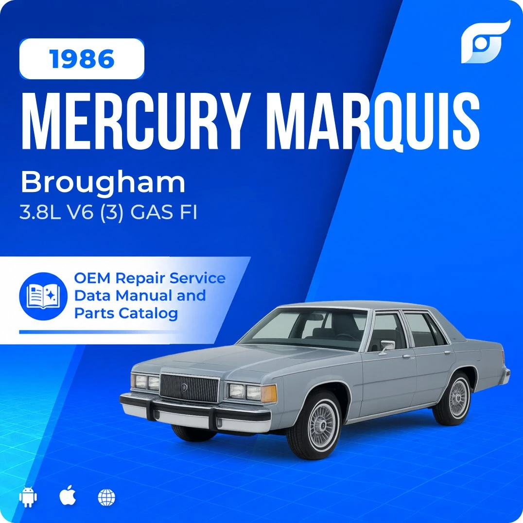 1986 Mercury Marquis Brougham - OEM Repair Service Manual