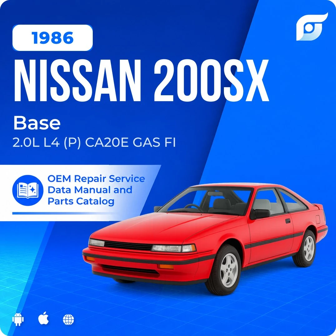 1986 Nissan 200SX Base - OEM Repair Service Manual