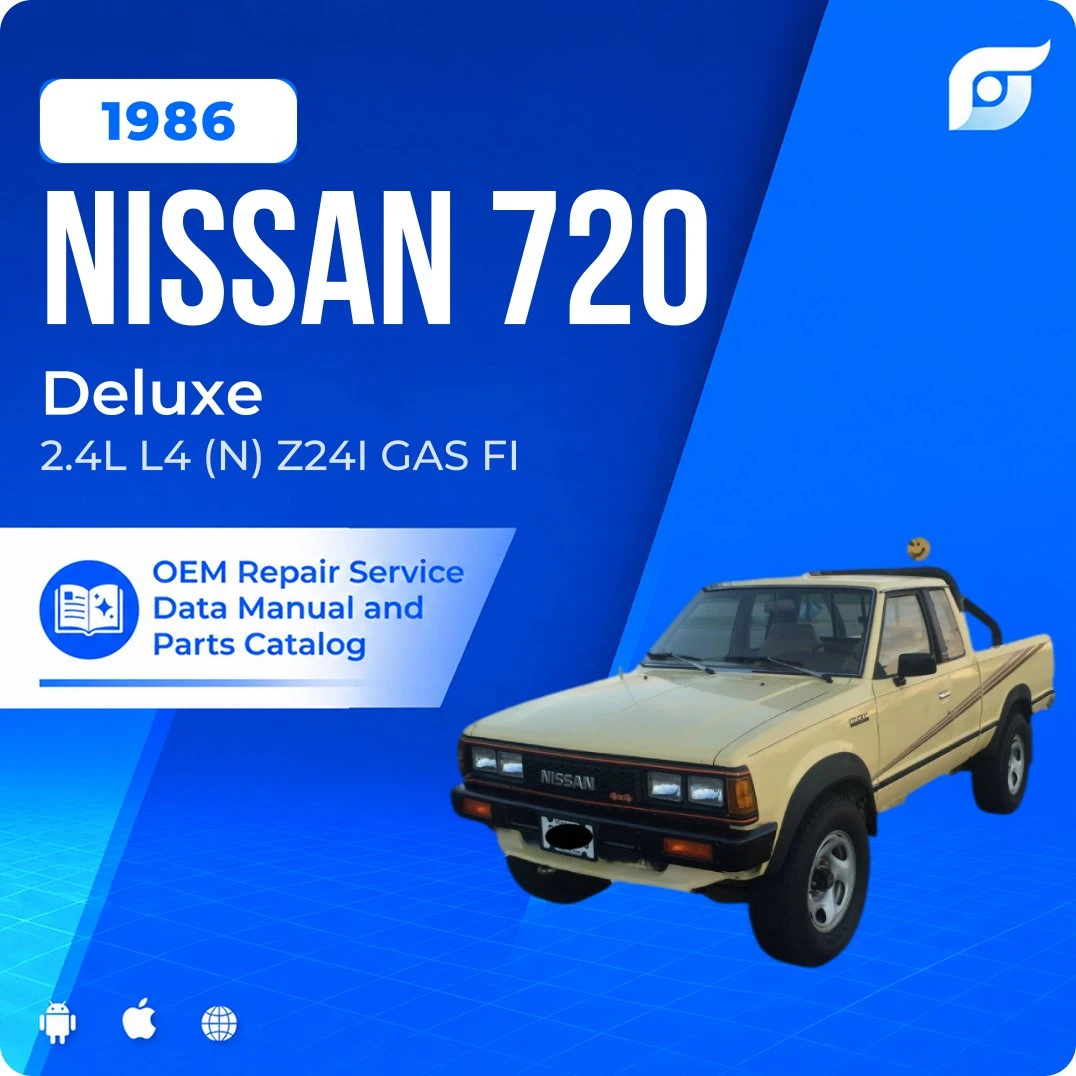 1986 Nissan 720 Deluxe - OEM Repair Service Manual