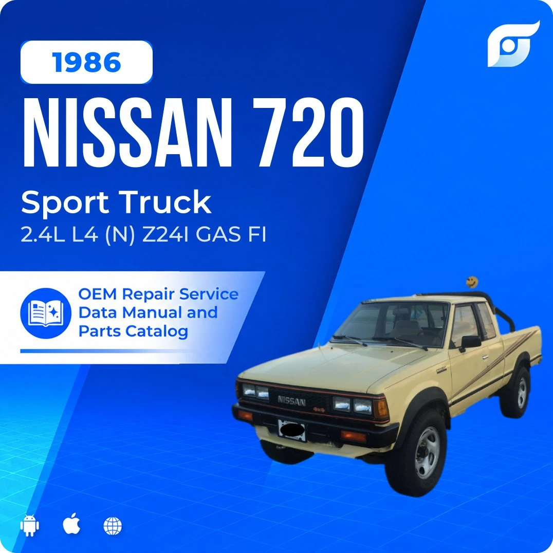 1986 Nissan 720 Sport Truck - OEM Repair Service Manual