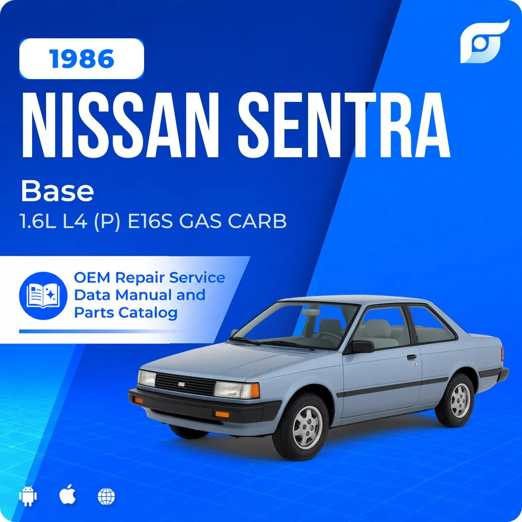 1986 Nissan Sentra Base - OEM Repair Service Manual