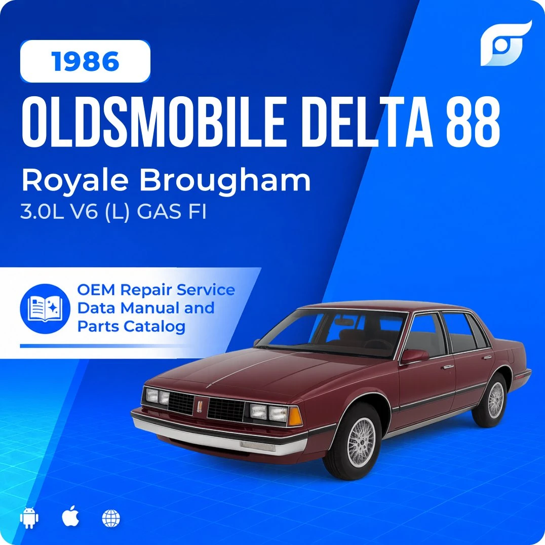 1986 Oldsmobile Delta 88 Royale Brougham - OEM Repair Service Manual