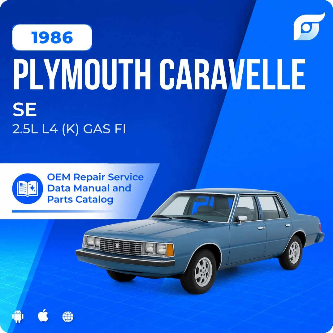 1986 Plymouth Caravelle SE - OEM Repair Service Manual
