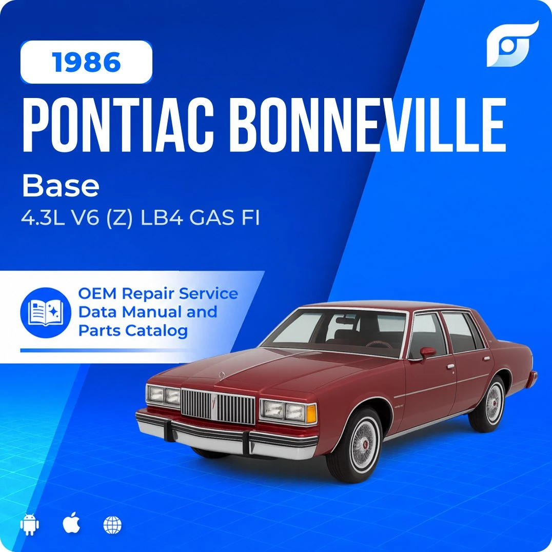 1986 Pontiac Bonneville Base - OEM Repair Service Manual