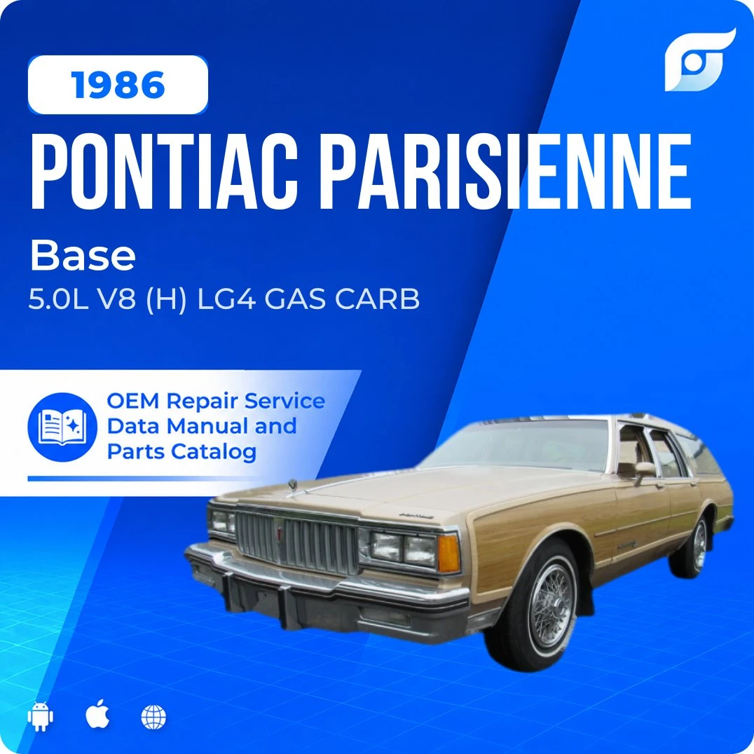 1986 Pontiac Parisienne Base - OEM Repair Service Manual