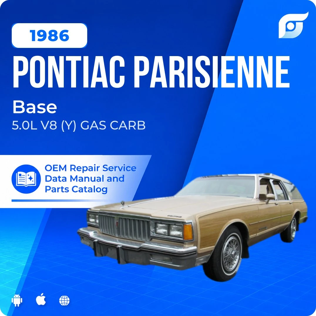 1986 Pontiac Parisienne Base - OEM Repair Service Manual