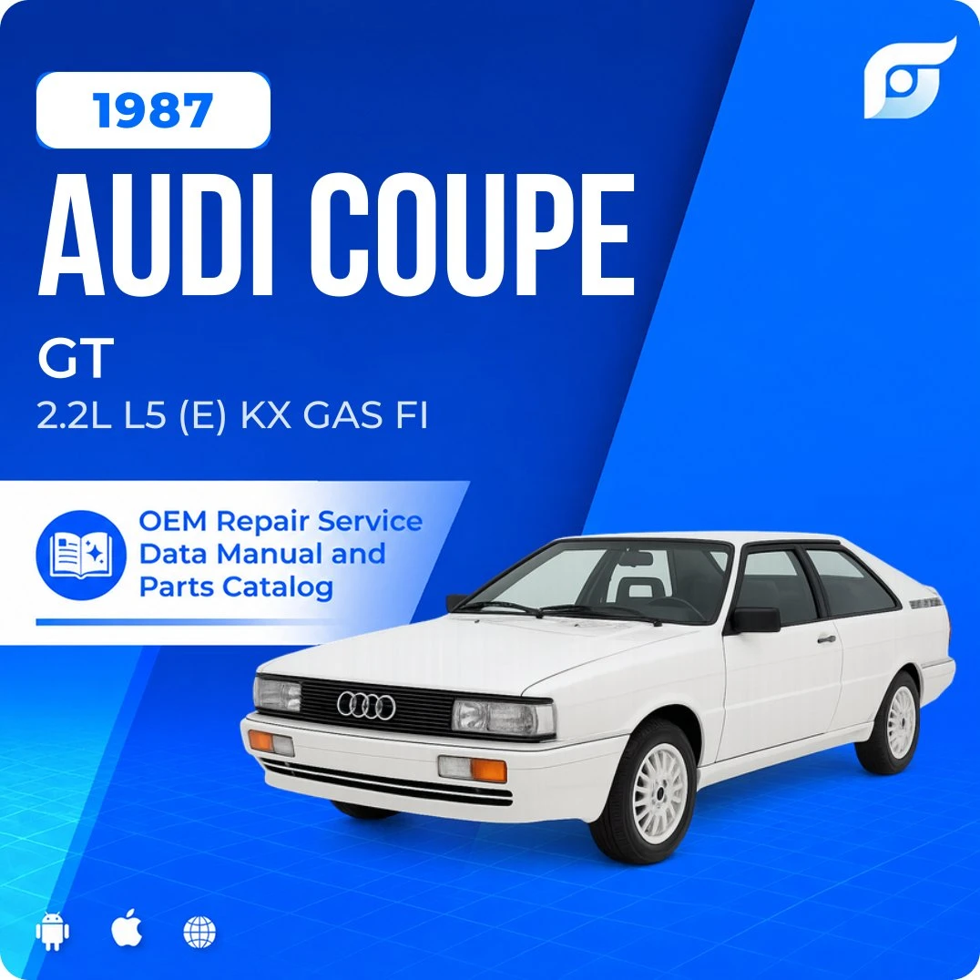 1987 Audi Coupe GT - OEM Repair Service Manual