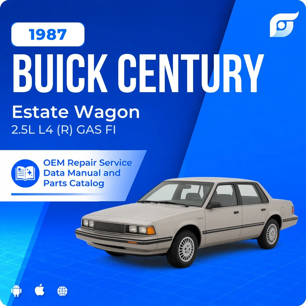 1987 Buick Century Estate Wagon - OEM Repair Service Manual
