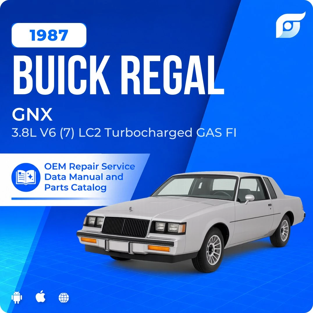 1987 Buick Regal GNX - OEM Repair Service Manual