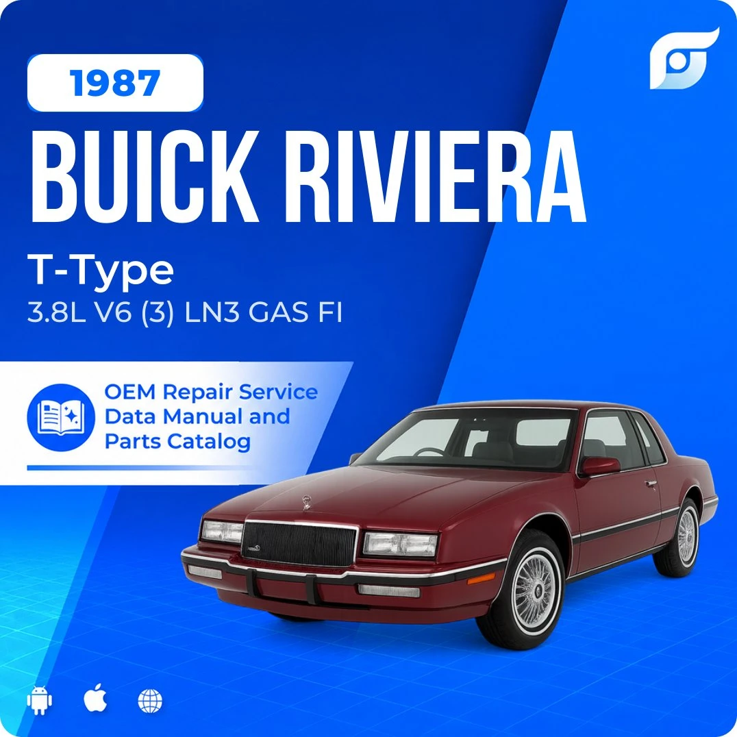 1987 Buick Riviera T-Type - OEM Repair Service Manual