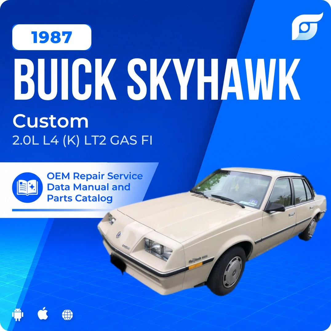 1987 Buick Skyhawk Custom - OEM Repair Service Manual