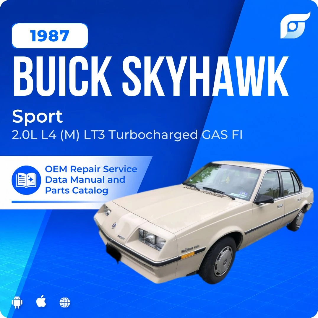 1987 Buick Skyhawk Sport - OEM Repair Service Manual