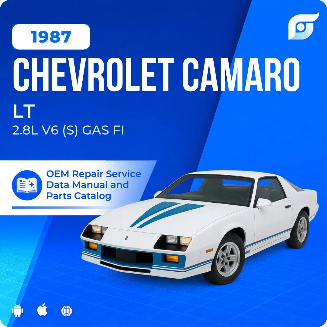 1987 Chevrolet Camaro LT - OEM Repair Service Manual