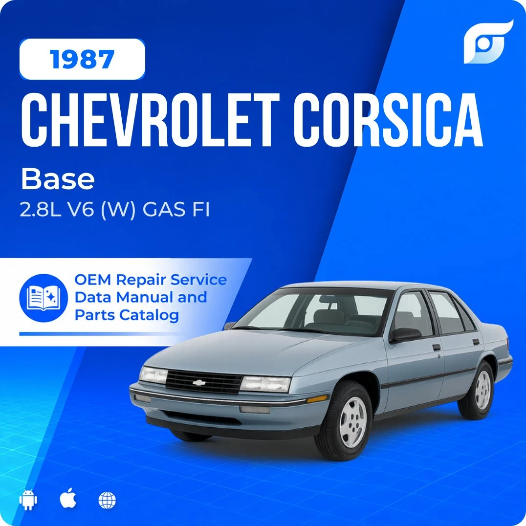 1987 Chevrolet Corsica Base - OEM Repair Service Manual