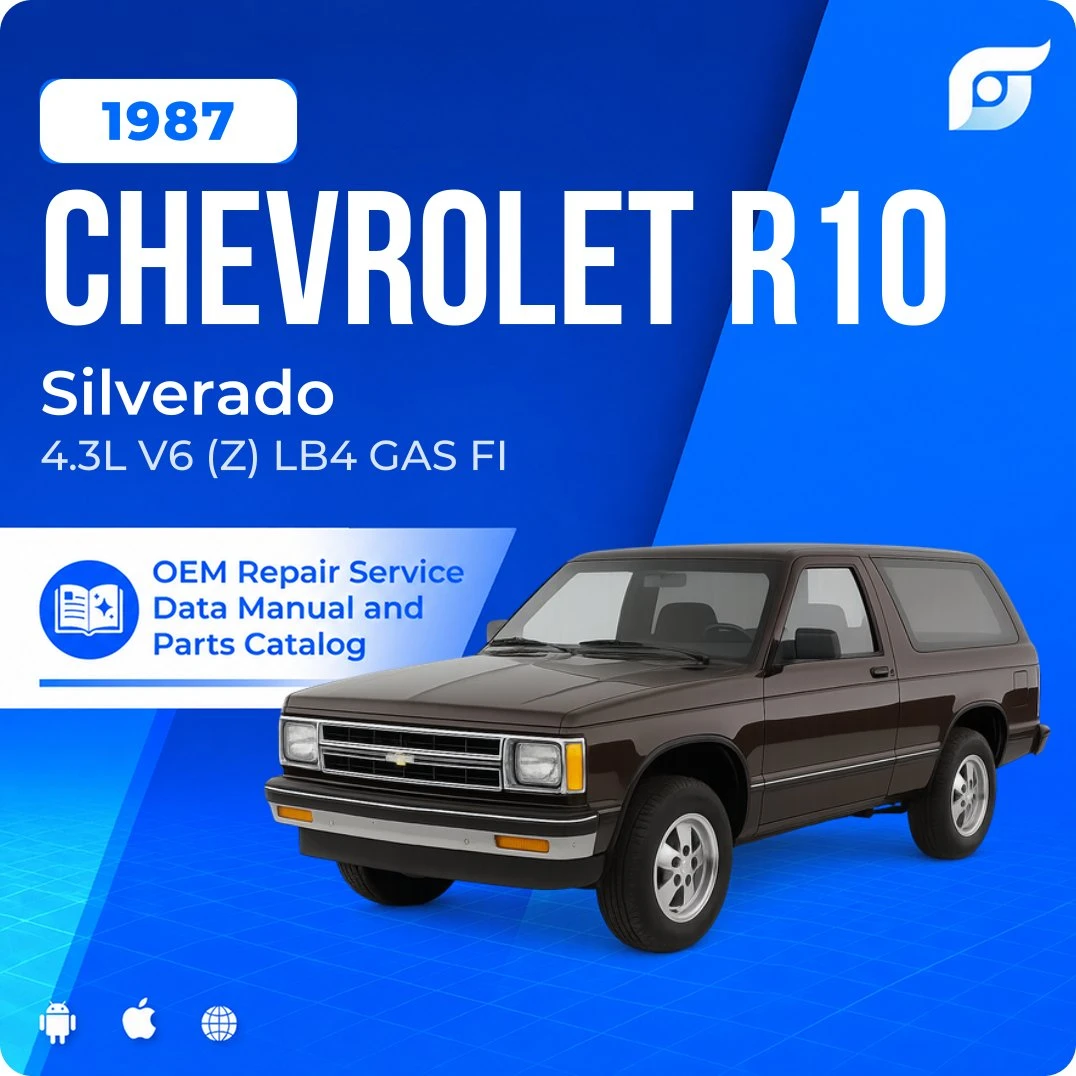 1987 Chevrolet R10 Silverado - OEM Repair Service Manual