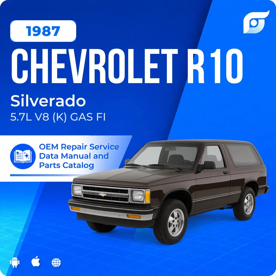 1987 Chevrolet R10 Silverado - OEM Repair Service Manual