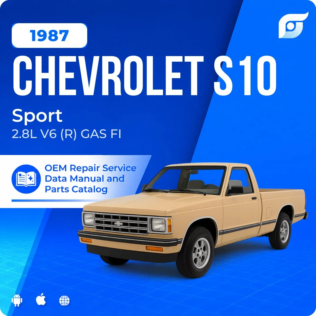1987 Chevrolet S10 Sport - OEM Repair Service Manual