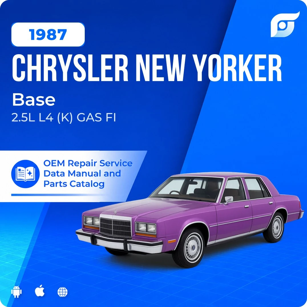 1987 Chrysler New Yorker Base - OEM Repair Service Manual
