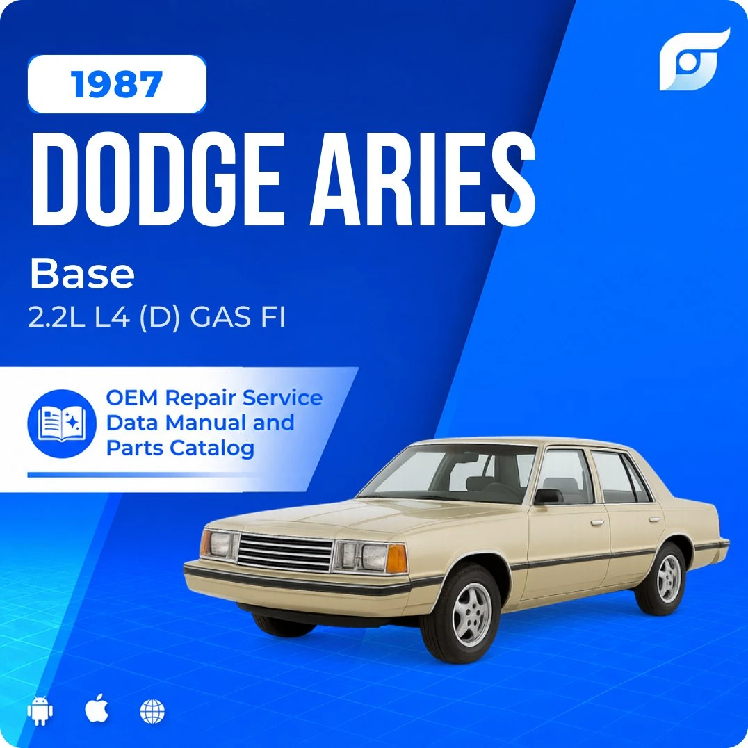 1987 Dodge Aries Base - OEM Repair Service Manual