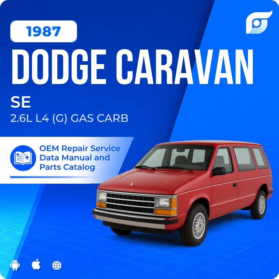 1987 Dodge Caravan SE - OEM Repair Service Manual