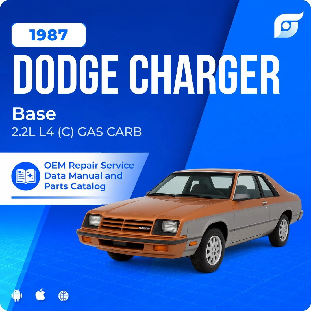 1987 Dodge Charger Base - OEM Repair Service Manual