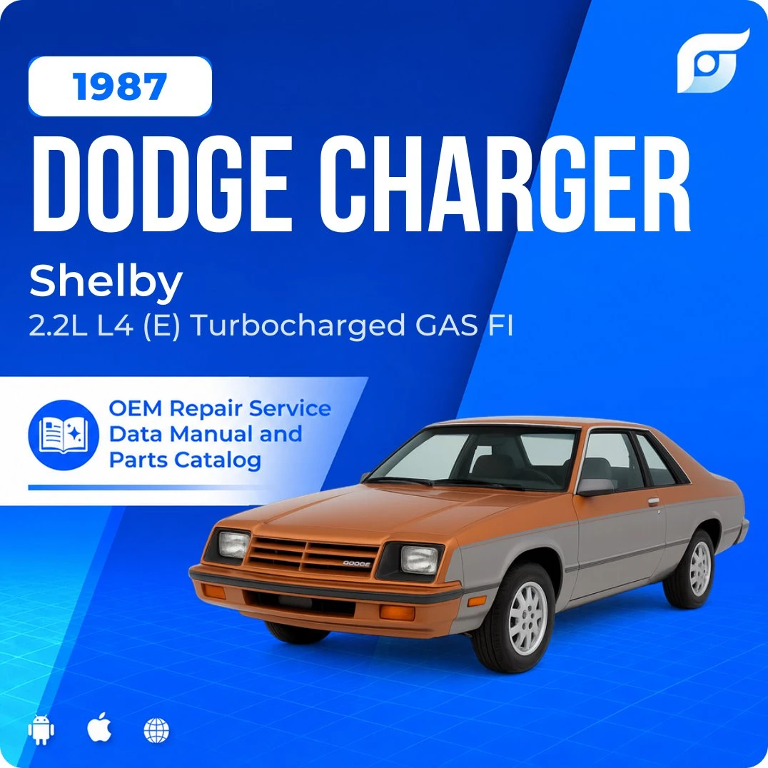 1987 Dodge Charger Shelby - OEM Repair Service Manual