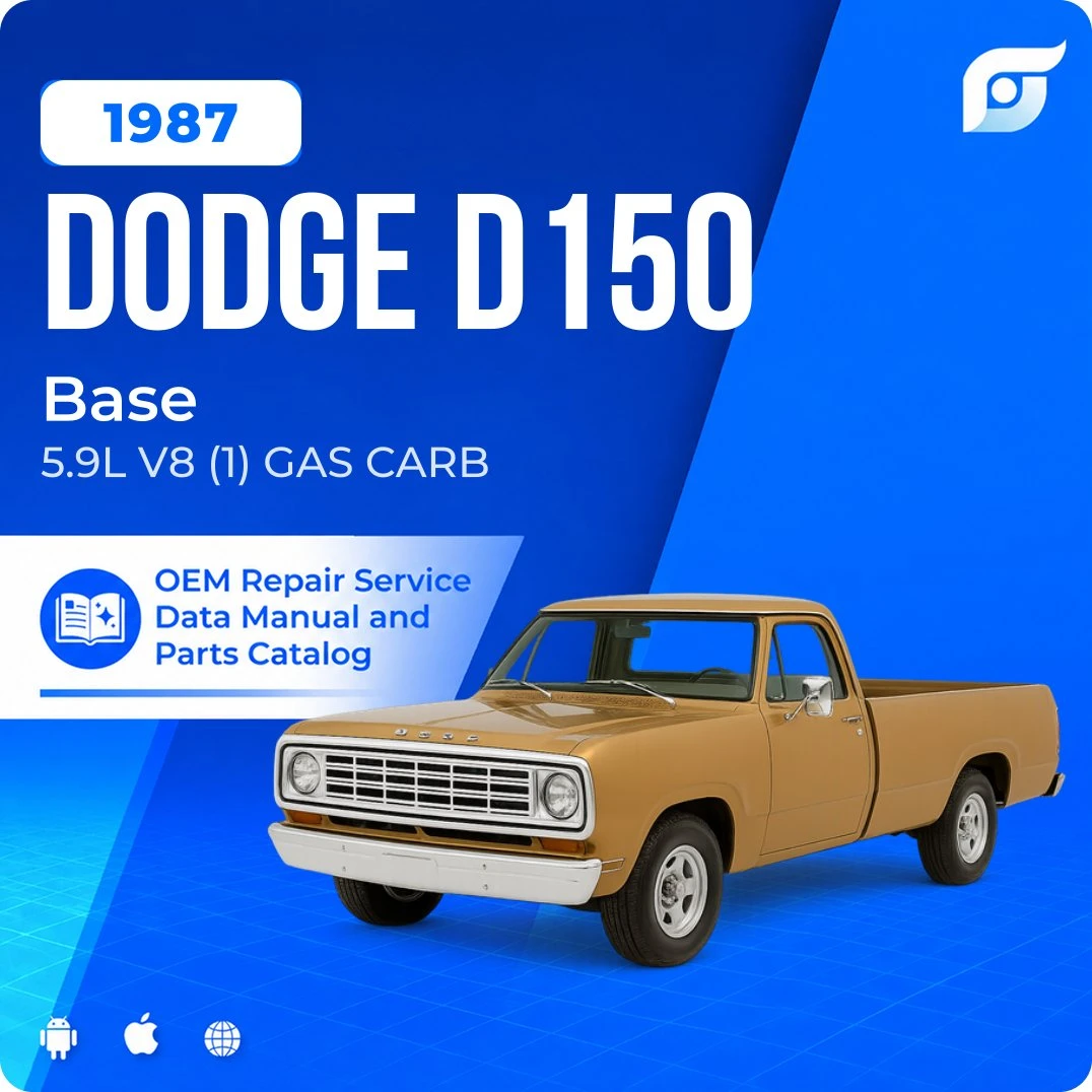 1987 Dodge D150 Base - OEM Repair Service Manual