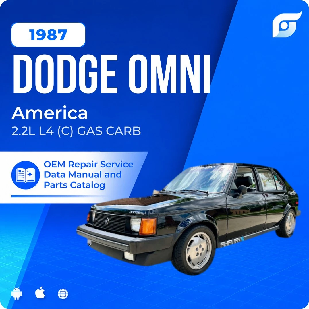 1987 Dodge Omni America - OEM Repair Service Manual