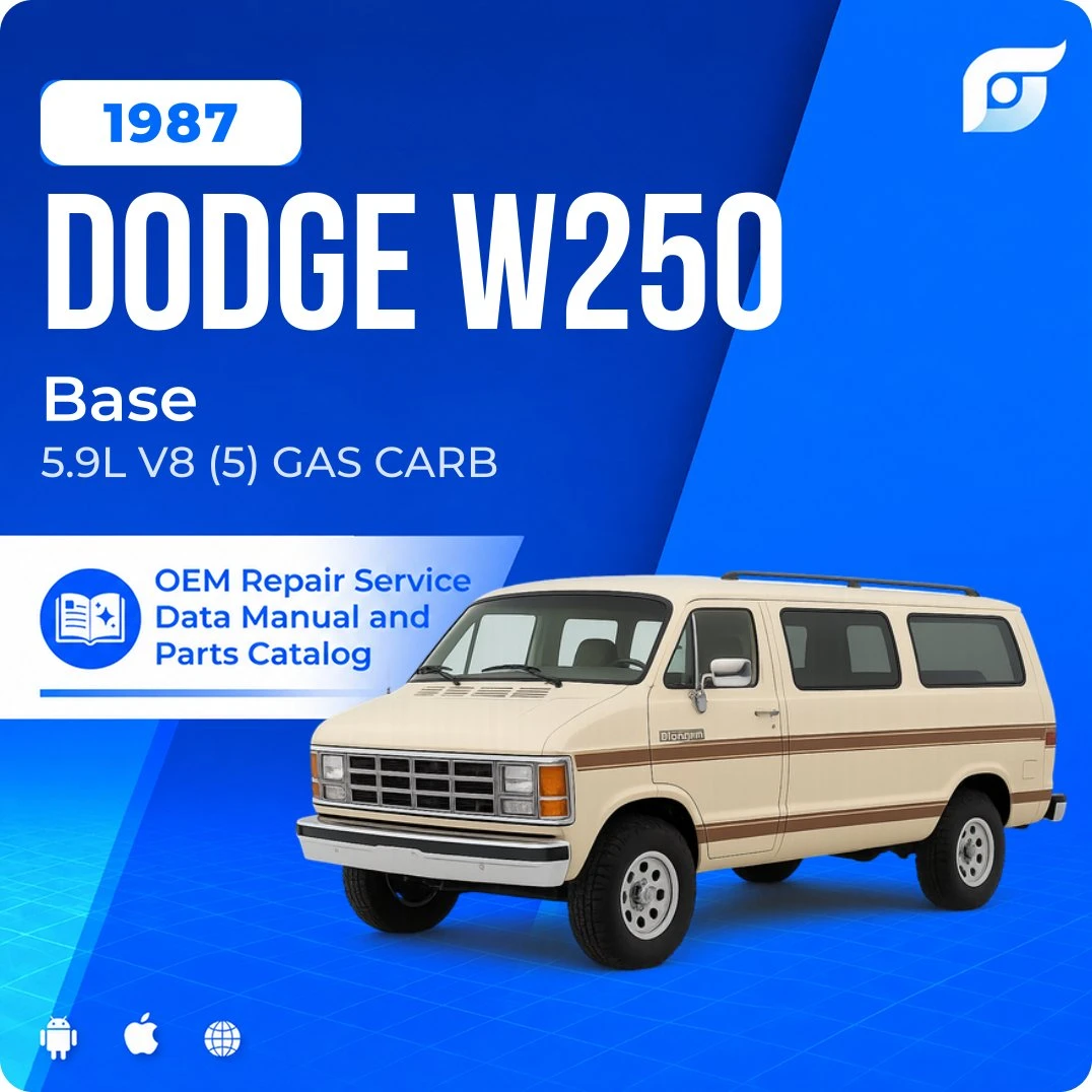 1987 Dodge W250 Base - OEM Repair Service Manual