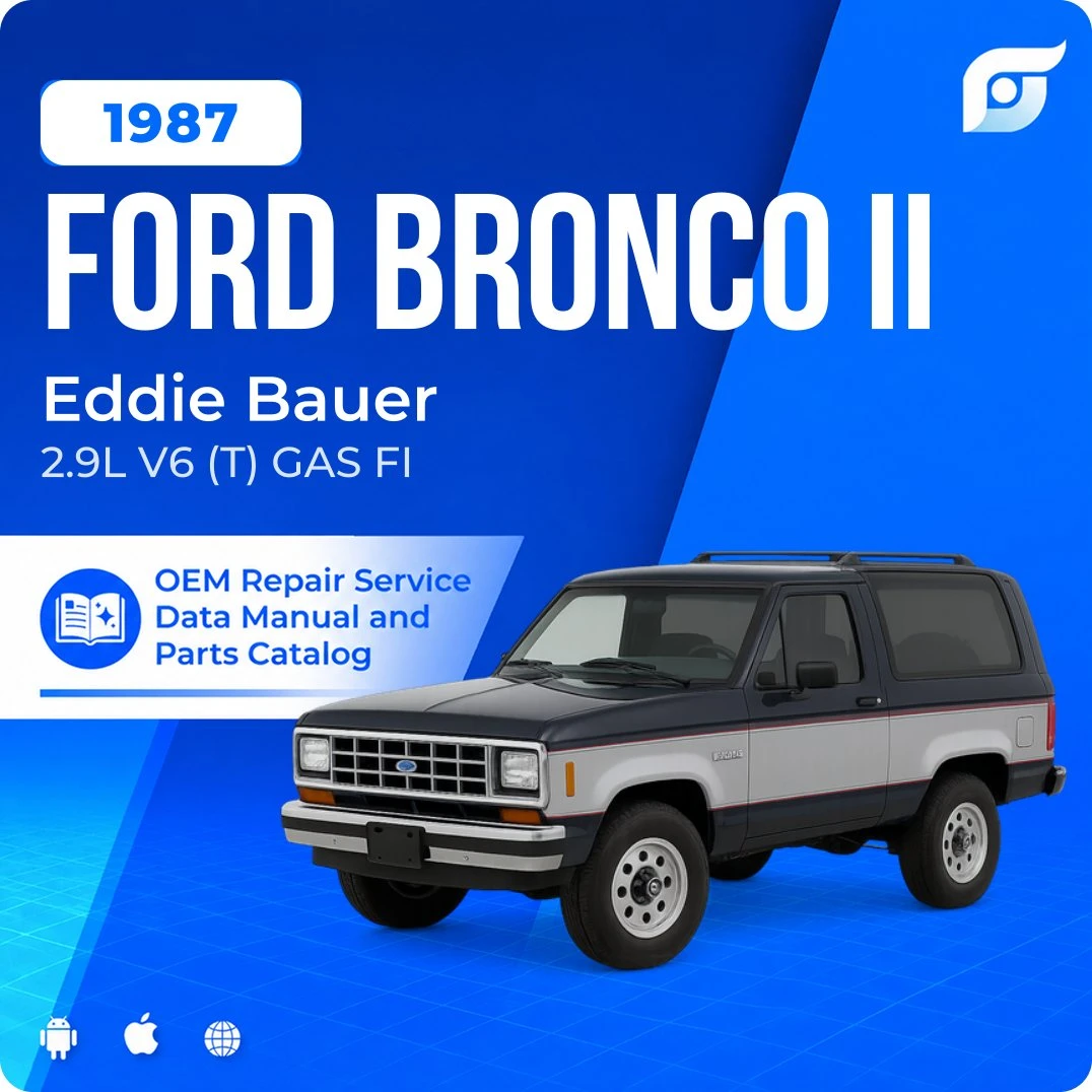 1987 Ford Bronco II Eddie Bauer - OEM Repair Service Manual