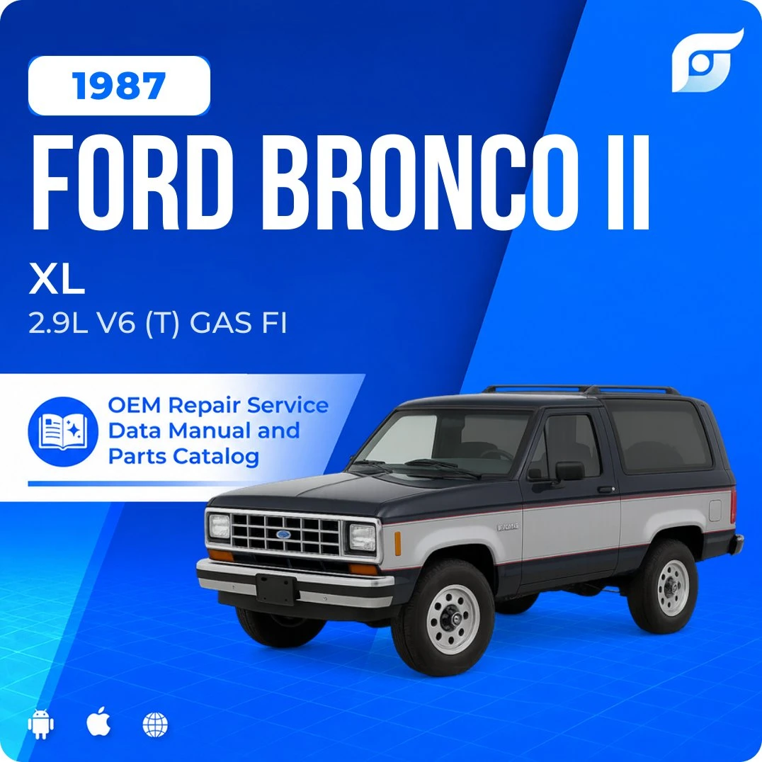 1987 Ford Bronco II XL - OEM Repair Service Manual