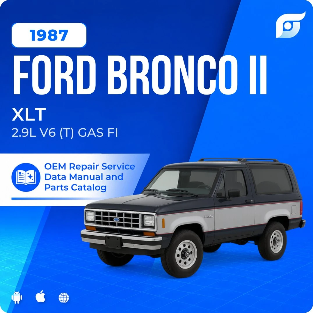 1987 Ford Bronco II XLT - OEM Repair Service Manual