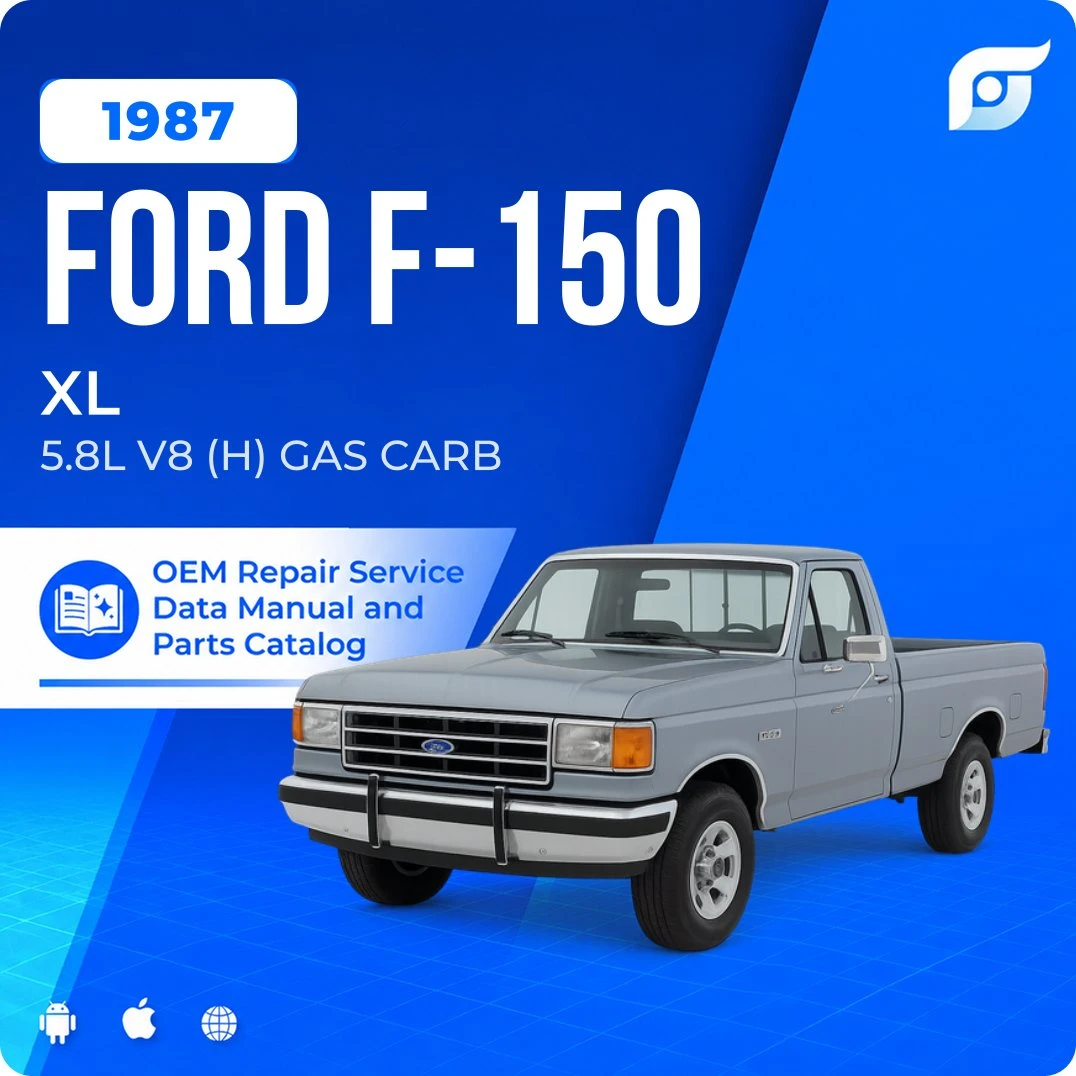 1987 Ford F-150 XL - OEM Repair Service Manual