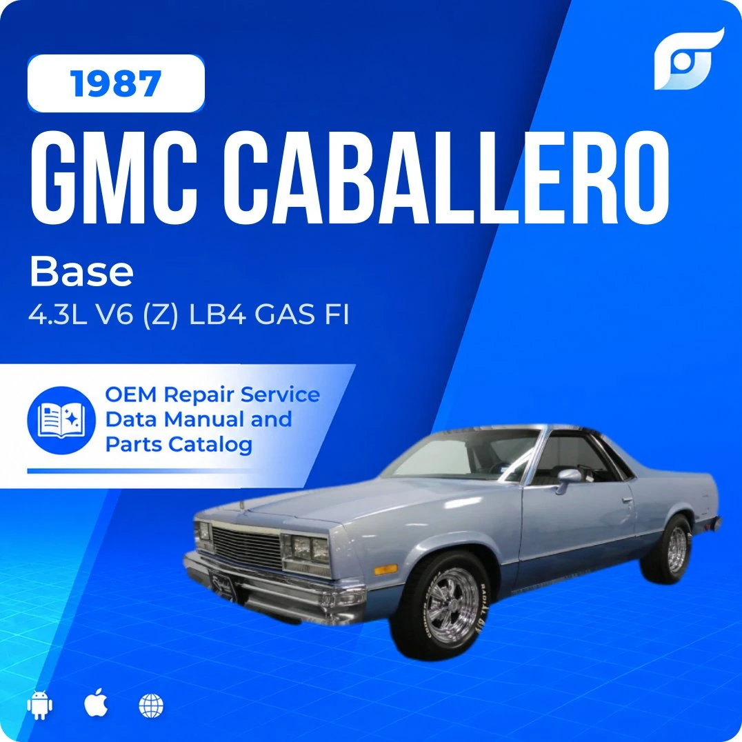 1987 GMC Caballero Base - OEM Repair Service Manual