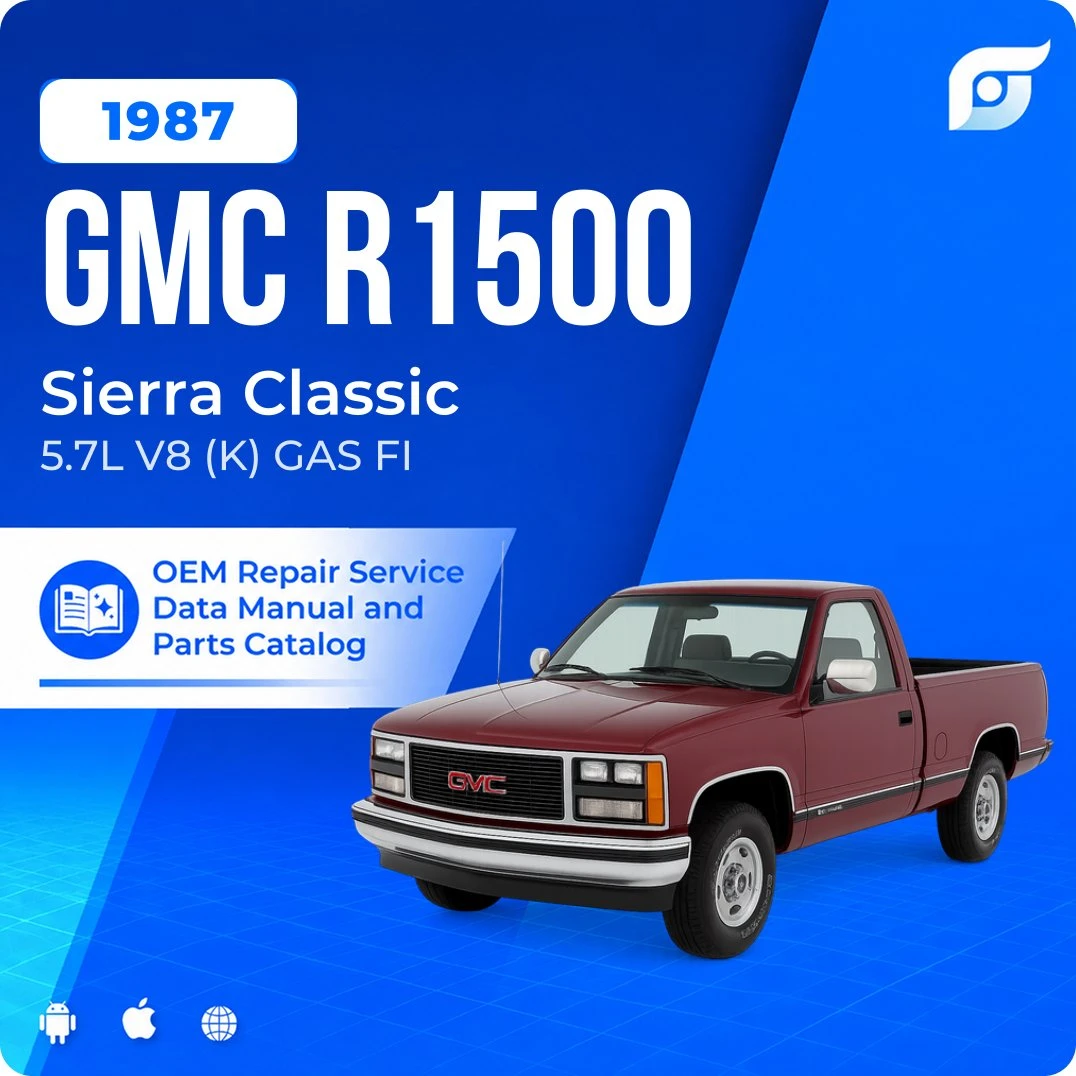 1987 GMC R1500 Sierra Classic - OEM Repair Service Manual