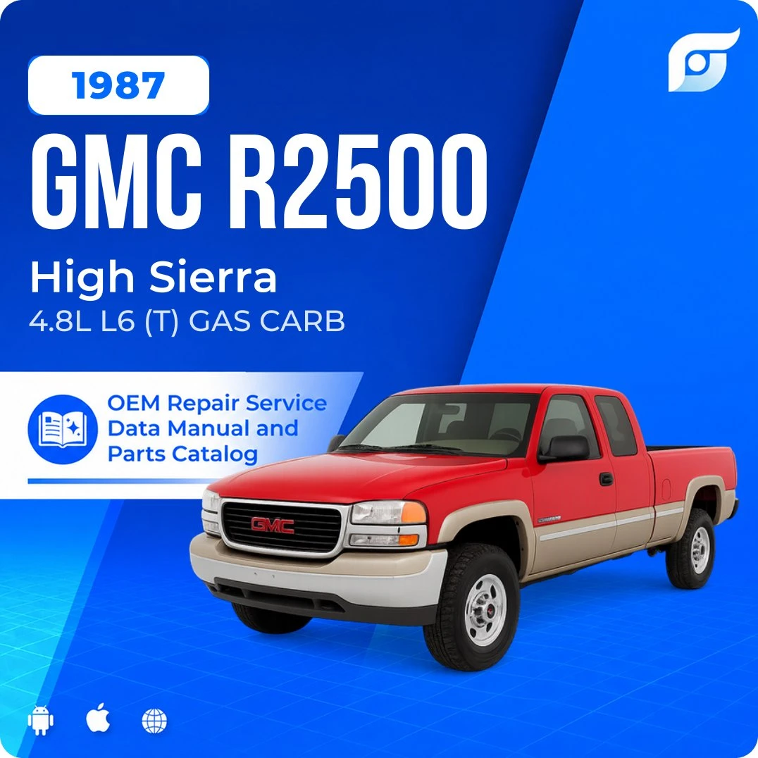 1987 GMC R2500 High Sierra - OEM Repair Service Manual