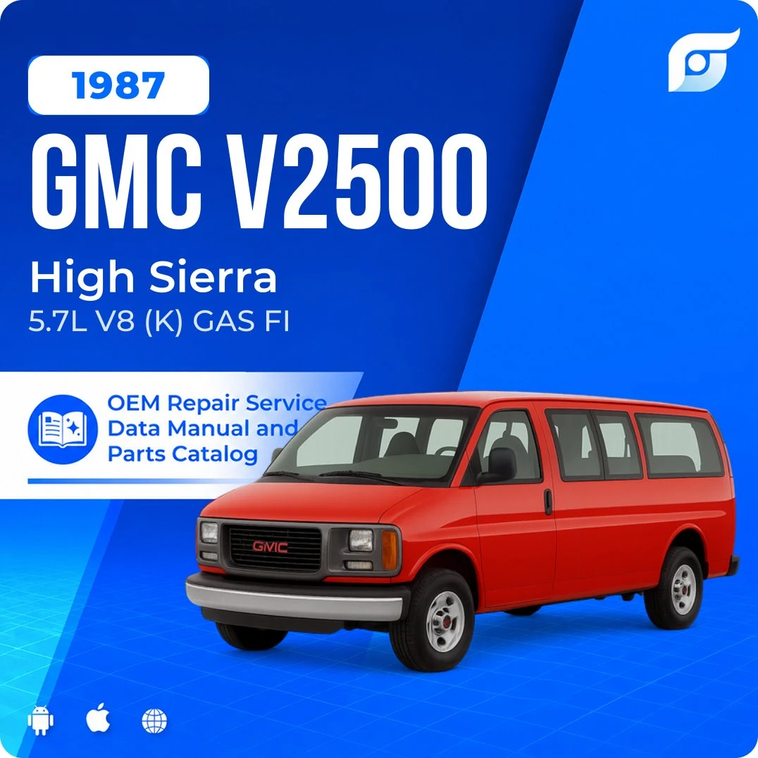 1987 GMC V2500 High Sierra - OEM Repair Service Manual