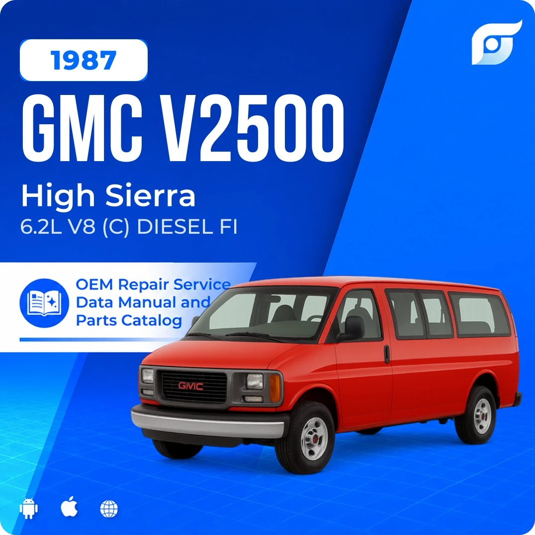 1987 GMC V2500 High Sierra - OEM Repair Service Manual