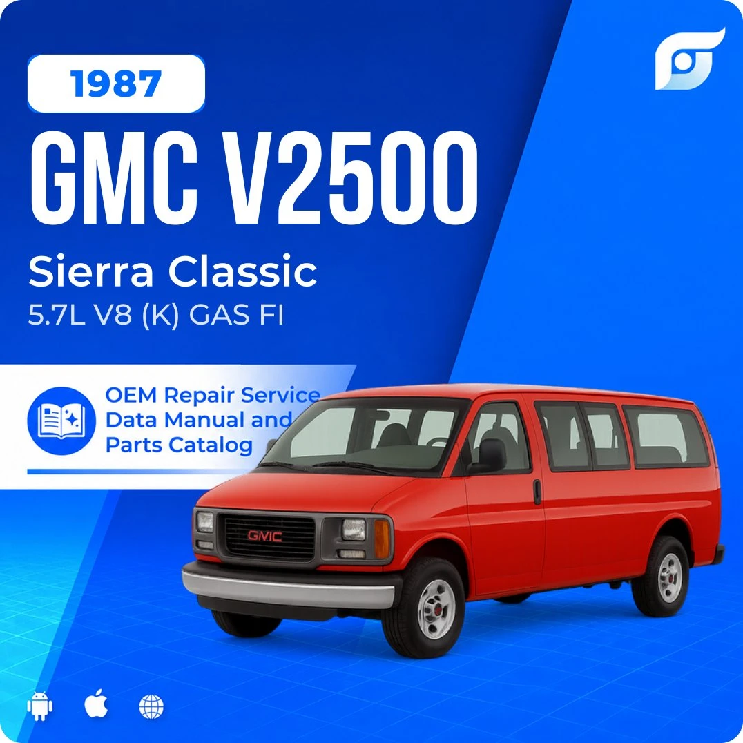1987 GMC V2500 Sierra Classic - OEM Repair Service Manual