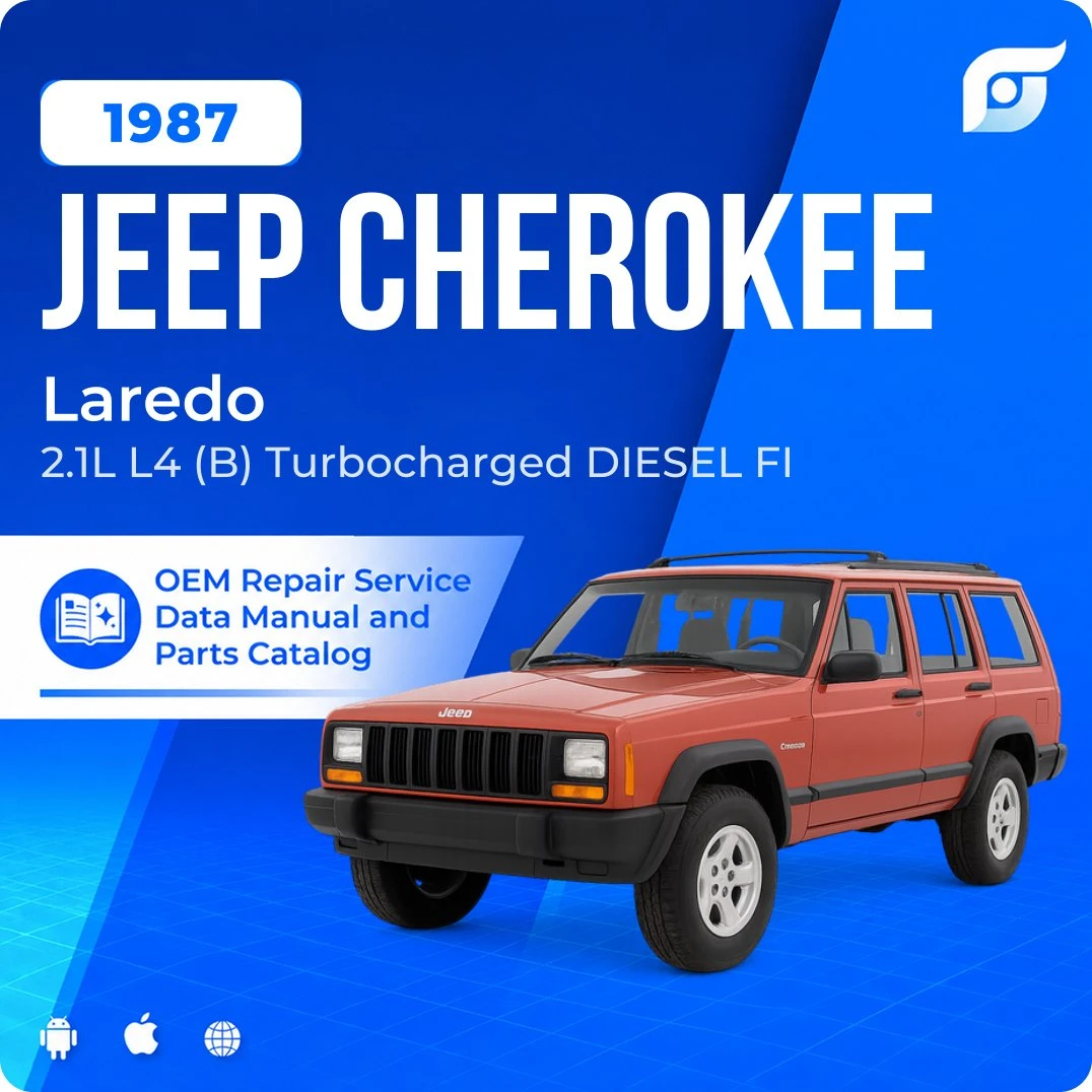 1987 Jeep Cherokee Laredo - OEM Repair Service Manual