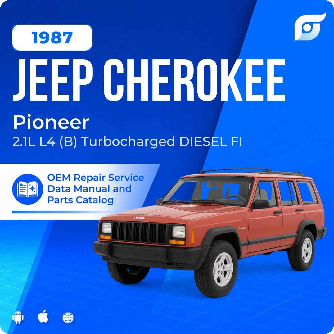 1987 Jeep Cherokee Pioneer - OEM Repair Service Manual