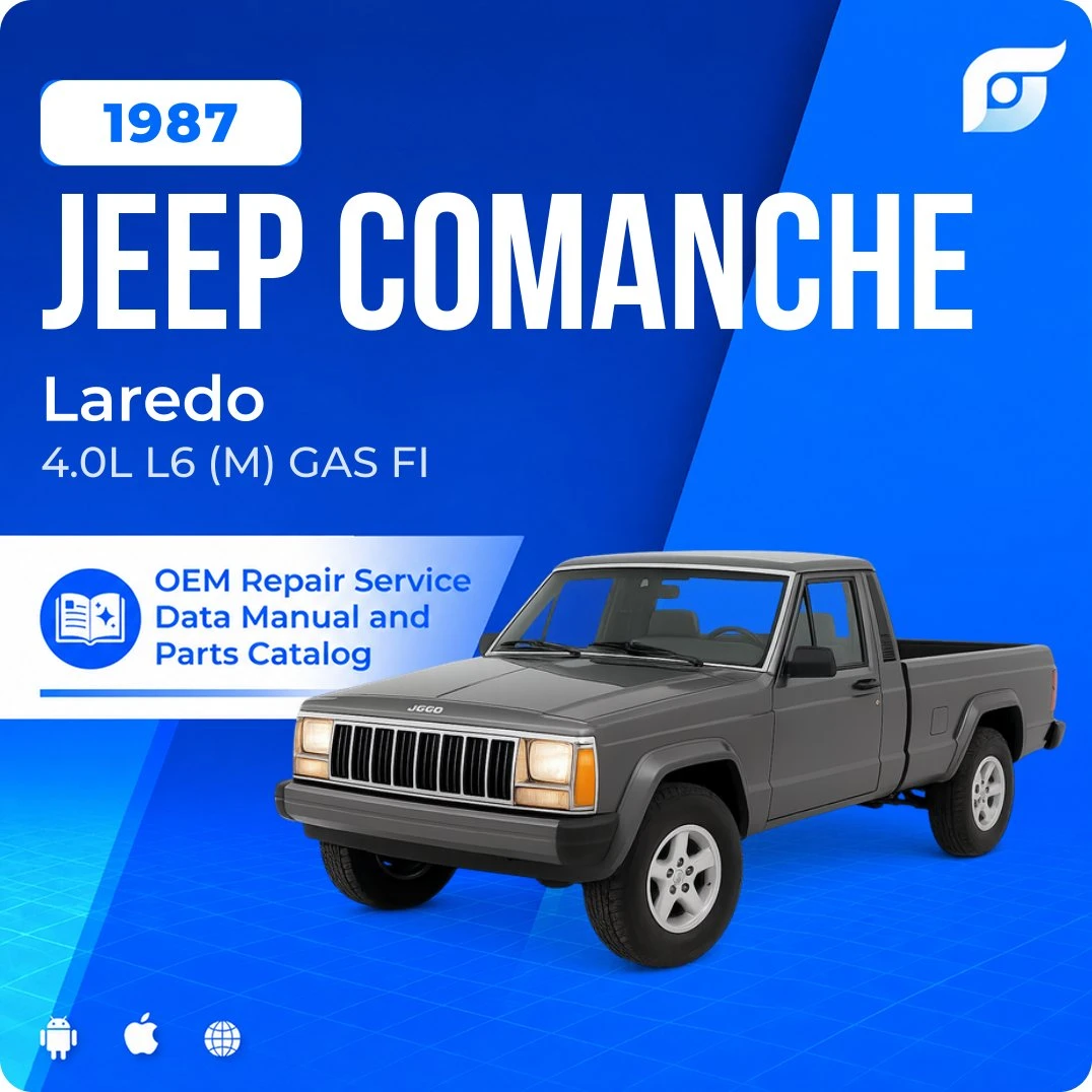 1987 Jeep Comanche Laredo - OEM Repair Service Manual