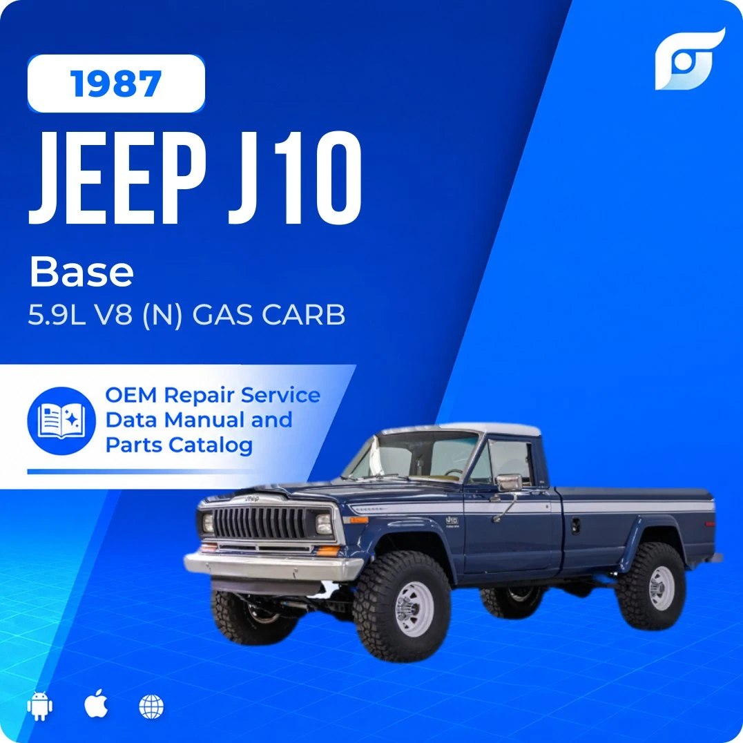 1987 Jeep J10 Base - OEM Repair Service Manual