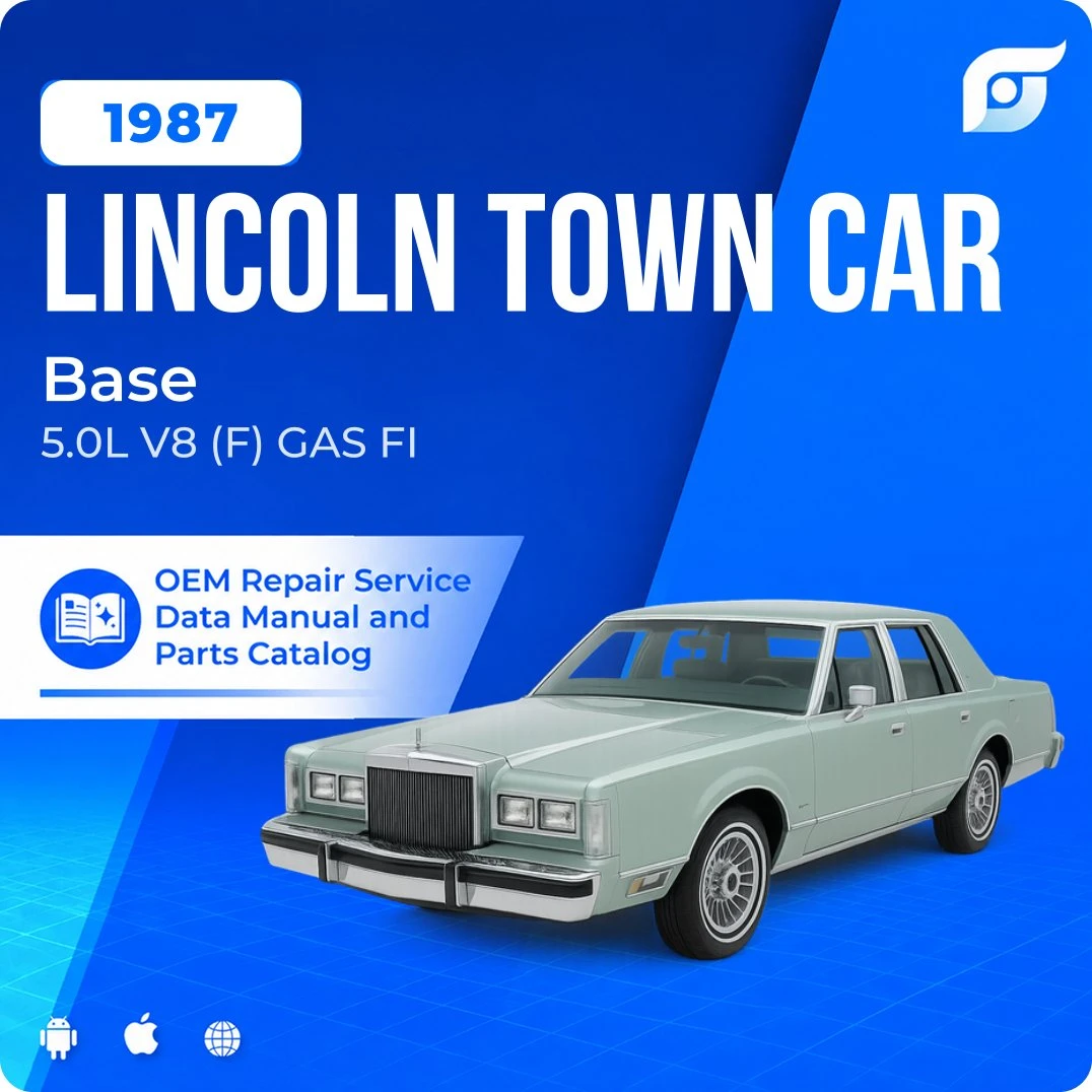 1987 Lincoln Town Car Base - OEM Repair Service Manual