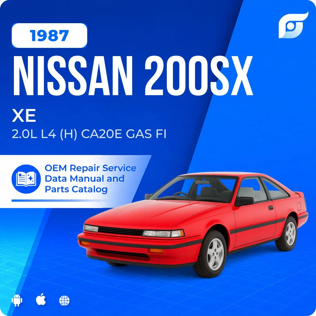 1987 Nissan 200SX XE - OEM Repair Service Manual