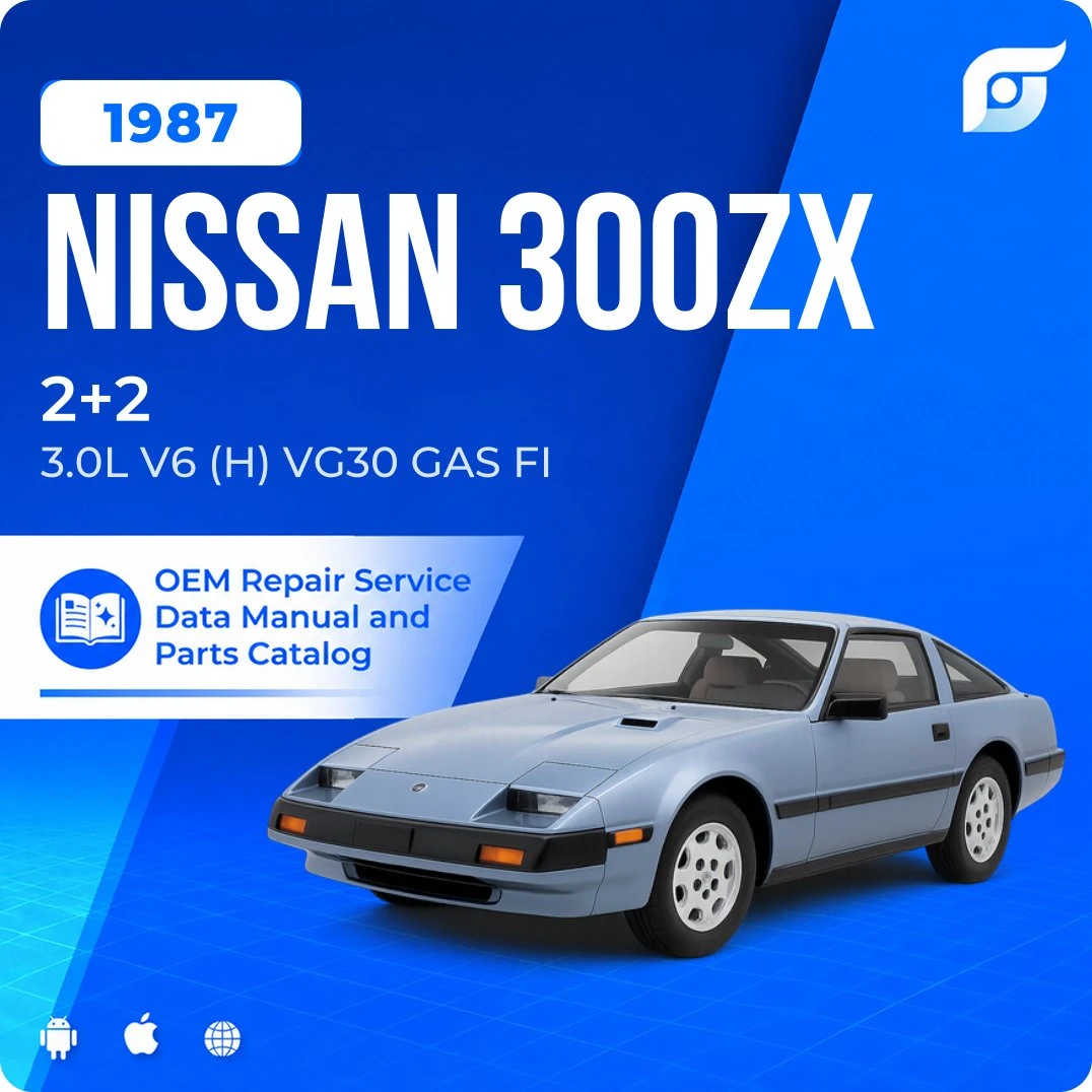 1987 Nissan 300ZX 2+2 - OEM Repair Service Manual