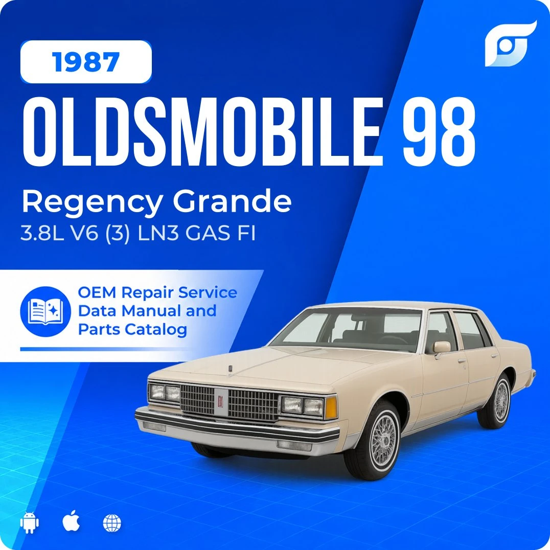 1987 Oldsmobile 98 Regency Grande - OEM Repair Service Manual